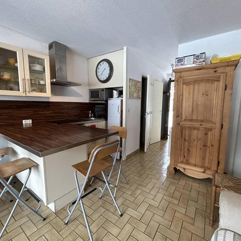 Studio au Monêtier-les-Bains avec balcon, parking et proche des pistes pour 4 personnes - Appartement 1 Chambre - 2