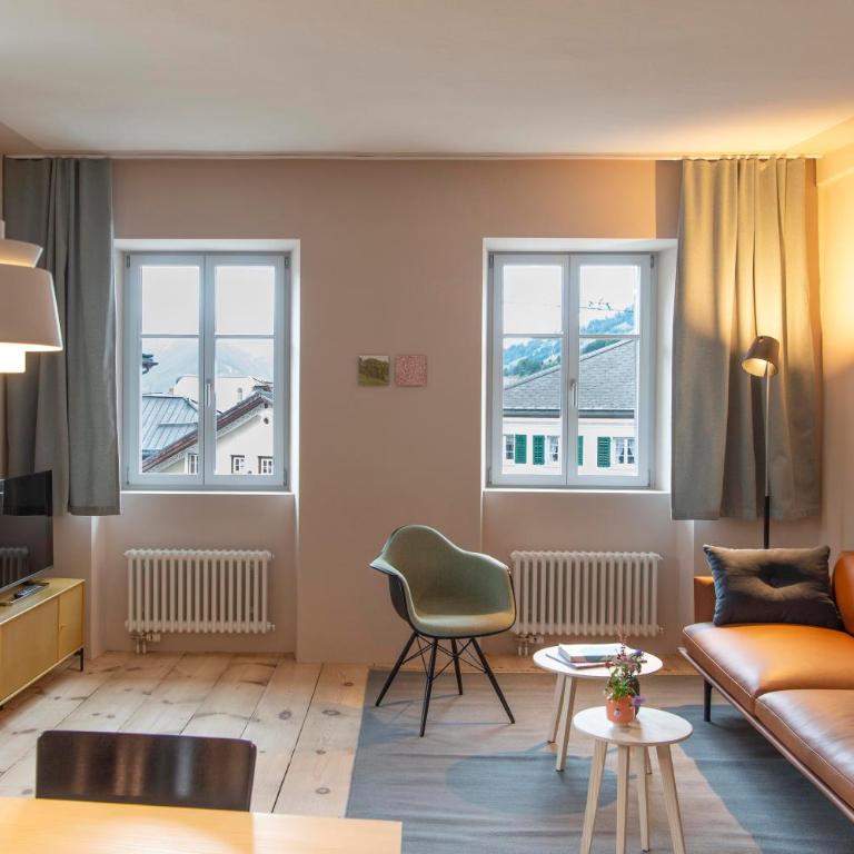Chasa Fent, Sent Scuol im Engadin - Apartment mit 2 Schlafzimmern - 1