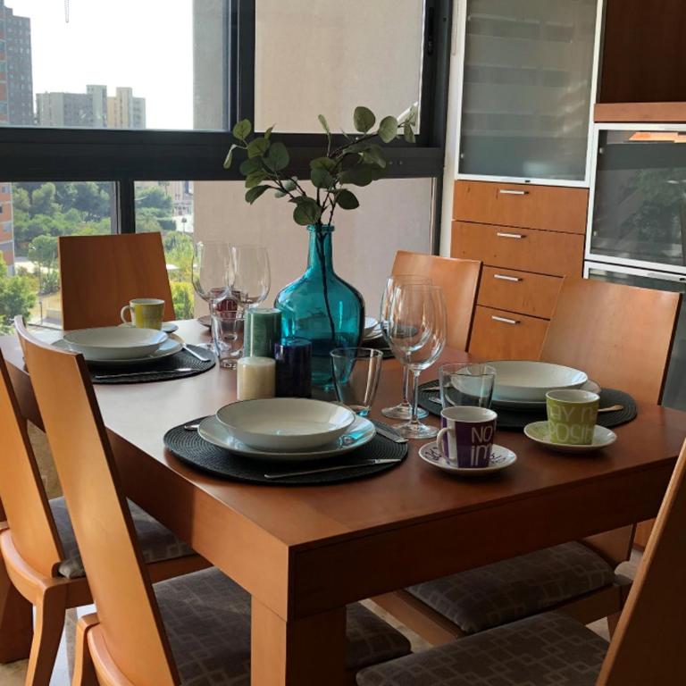 Apartamento Playa de Poniente Benidorm - Torre dos Calas - Three-Bedroom Apartment - 5