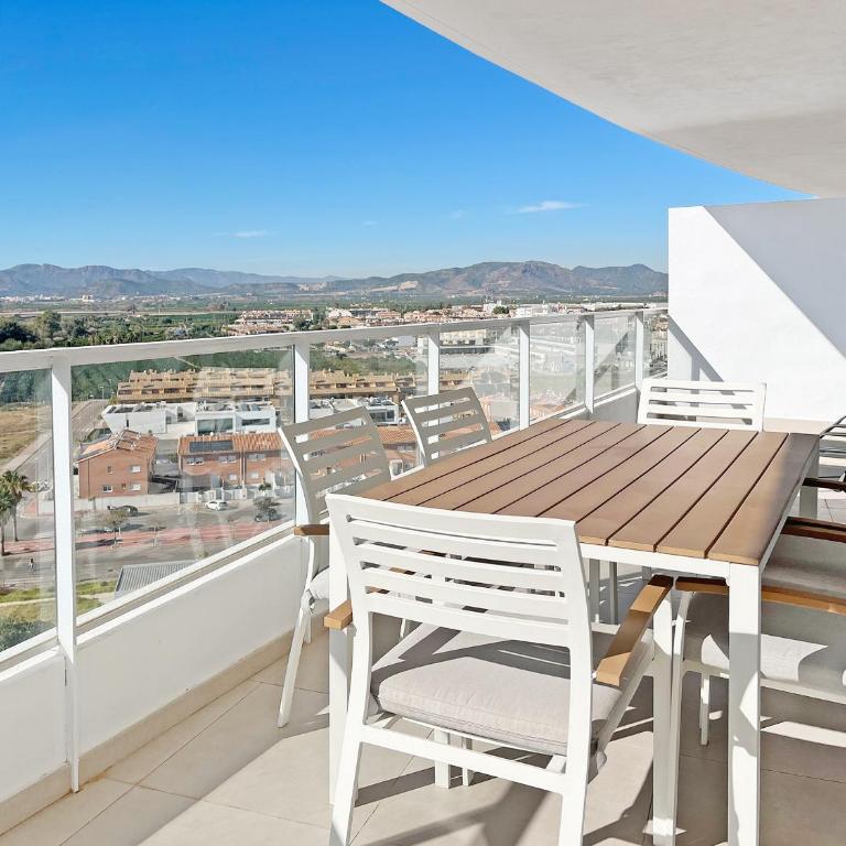 Global Vacacional, Moderno apartamento de dos terrazas con vistas al mar y a la montaña - Apartment mit Meerblick - 7