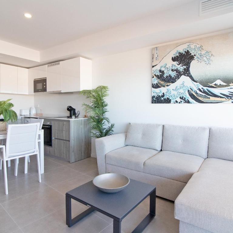 Global Vacacional, Apartamento con terraza y vistas al mar y a la montaña - Appartement 1 Chambre - 9