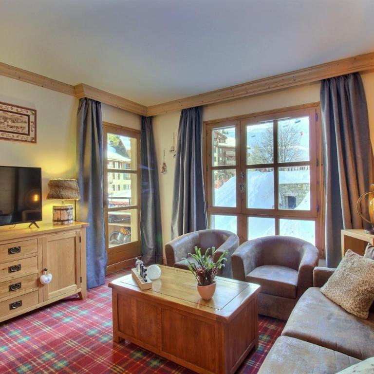 Appartement T3 ARC 1950 skis aux pieds Sauna, Hammam, Jacuzzi - Appartement 2 Chambres - 5