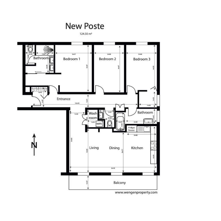 Post Residence 5 - Apartment mit Balkon - 37