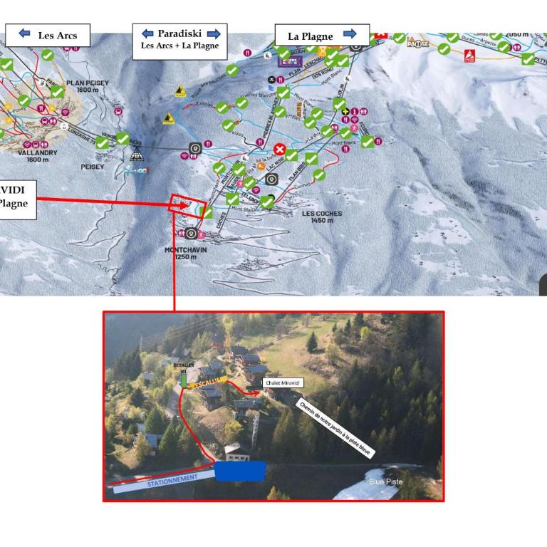 Chalet Miravidi, Montchavin-La Plagne, Jacuzzi & Sauna - Appartement 4 Chambres - Mont Blanc - 35