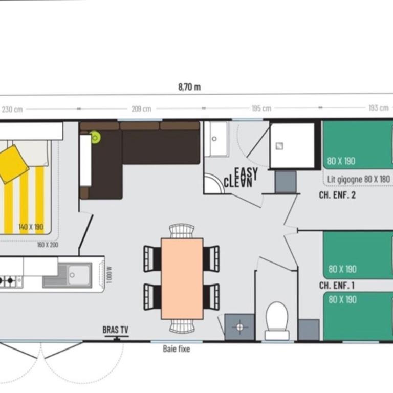De Pujol Greenchalets Argeles sur Mer - Chalet 3 Chambres - 8