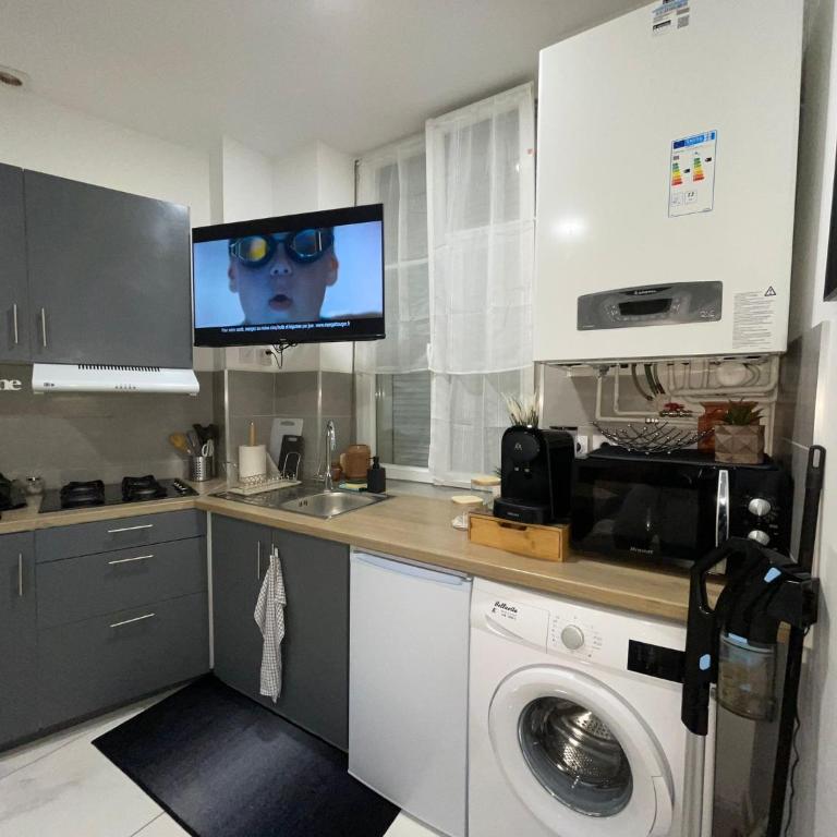 appartement entier sur Reims - 4 Voyageurs - Appartement 1 Chambre - 14