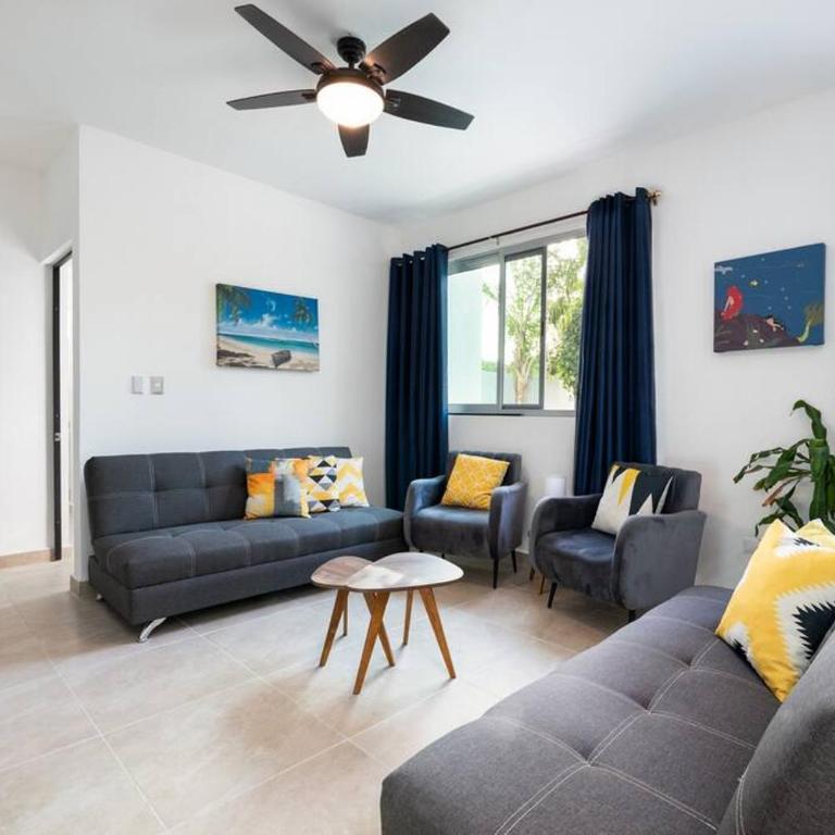 Depa Familiar PB 6pax con Alberca Rodeado de Restaurantes Zona Segura - Apartamento Estándar de 2 dormitorios - 24