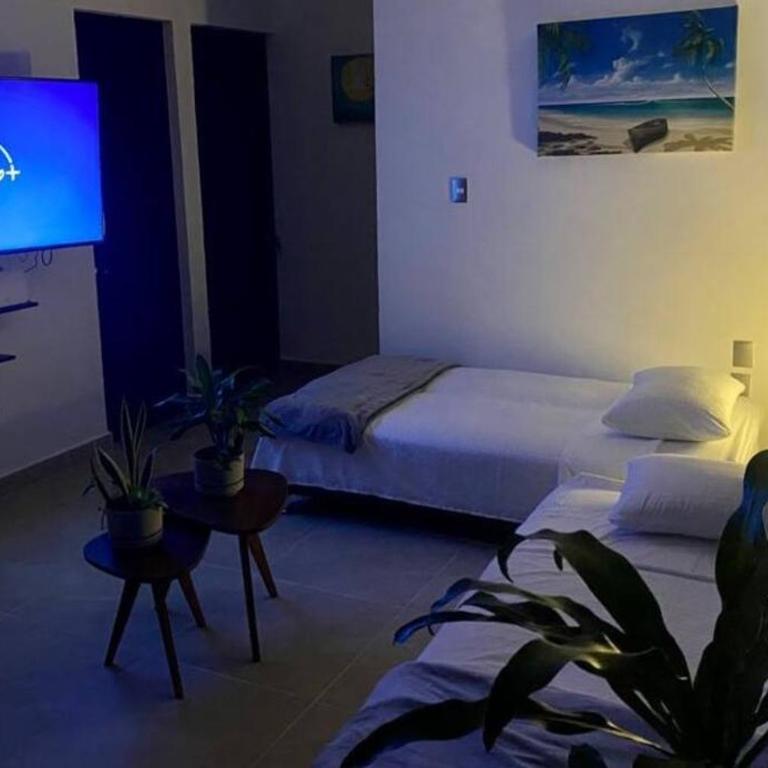 Depa Familiar PB 6pax con Alberca Rodeado de Restaurantes Zona Segura - Apartamento Estándar de 2 dormitorios - 61