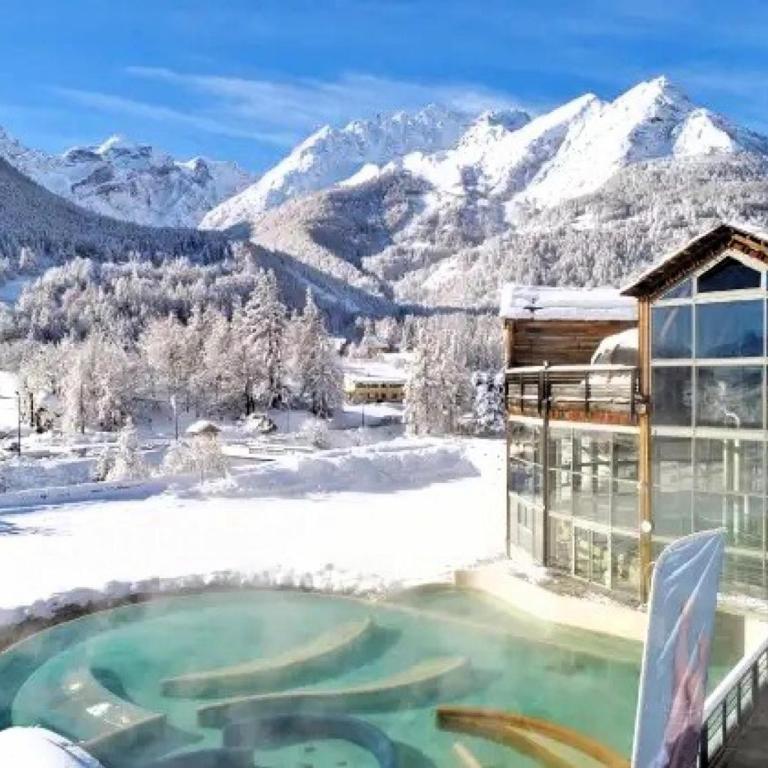 Charmant 3 pièces avec Wi-Fi et parking au Monêtier-les-Bains - FR-1-762-51 - Appartement - 9