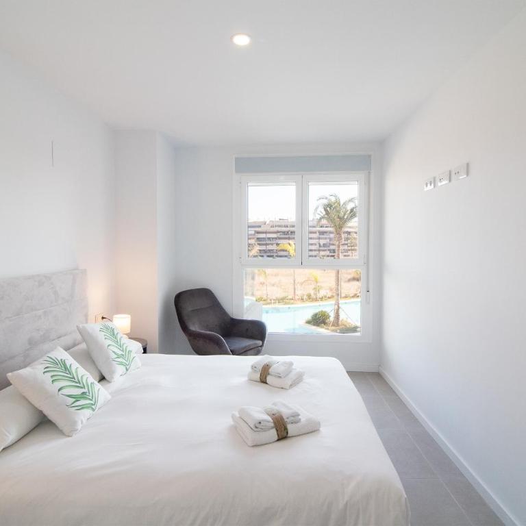 Global Vacacional, Apartamento para 5 personas con terraza y vistas a la piscina - Apartment mit Poolblick - 18