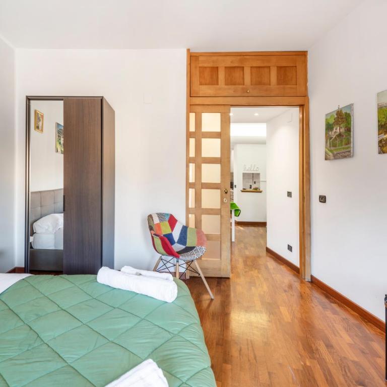 Vista Cupola San Pietro - Stazione Roma S Pietro - Appartamento con 2 Camere da Letto - 15