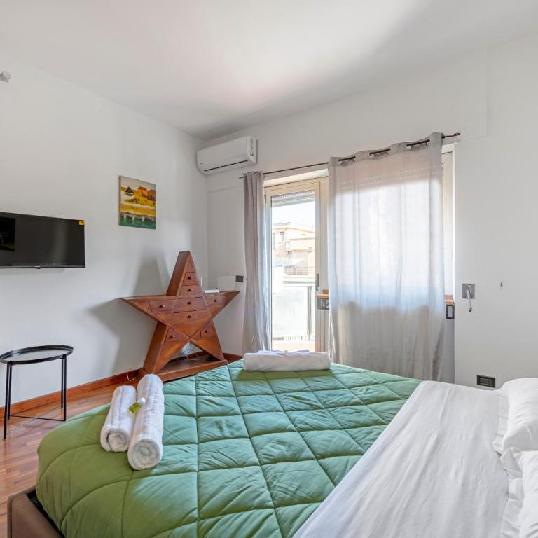 Vista Cupola San Pietro - Stazione Roma S Pietro - Appartamento con 2 Camere da Letto - 14