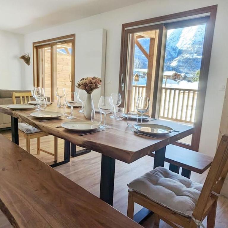 Le Polaris à 7mn à pieds des pistes - 100m2 garage - Appartement avec Vue sur la Montagne - 9