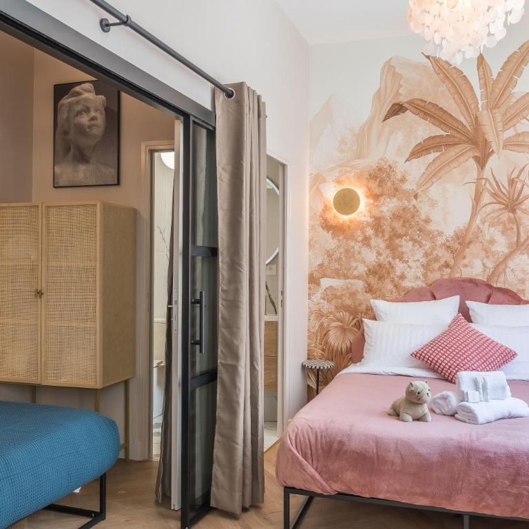 Sophie Stay - Le Mucha - King size bed - AC - Appartement 4 Chambres - 23