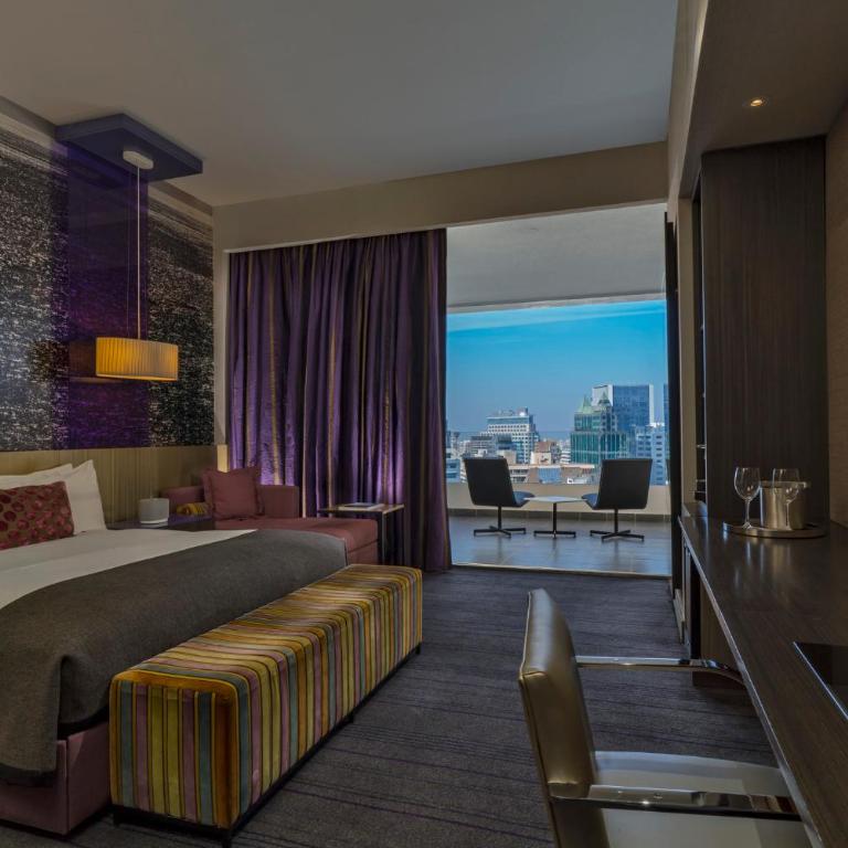 W Santiago - Habitación Spectacular con balcón y vistas a la ciudad - Cama extragrande - 1