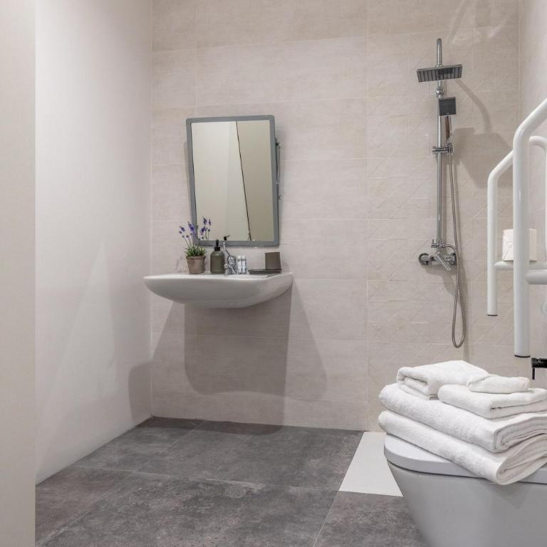 2 single beds in Chamberi - One-Bedroom Apartment - 10