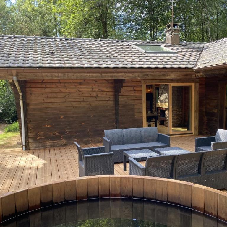 LE FISHING LODGE Chalet en bois avec bain nordique - Chalet - 38
