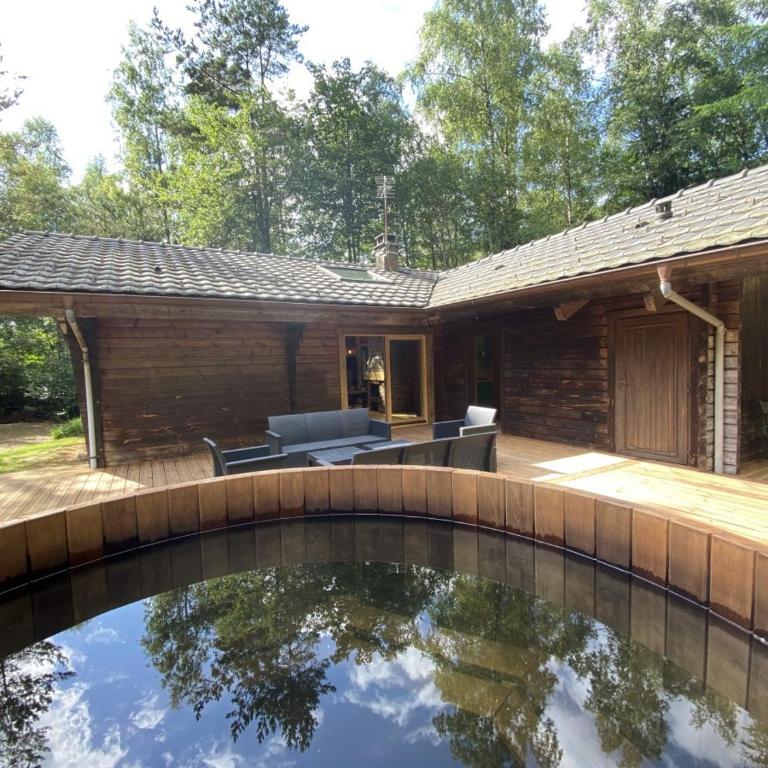 LE FISHING LODGE Chalet en bois avec bain nordique - Chalet - 40