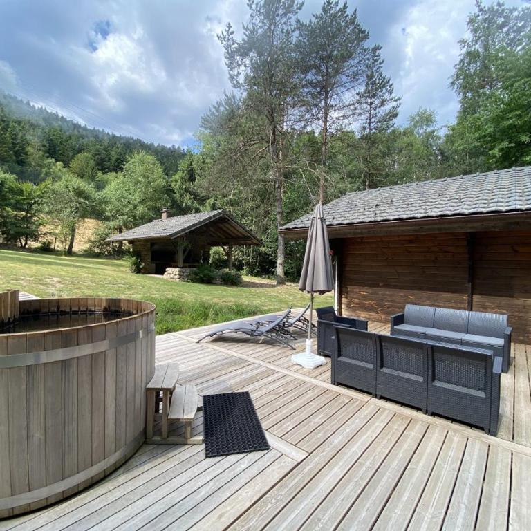 LE FISHING LODGE Chalet en bois avec bain nordique - Chalet - 1