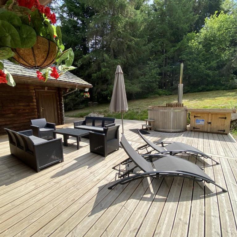 LE FISHING LODGE Chalet en bois avec bain nordique - Chalet - 54