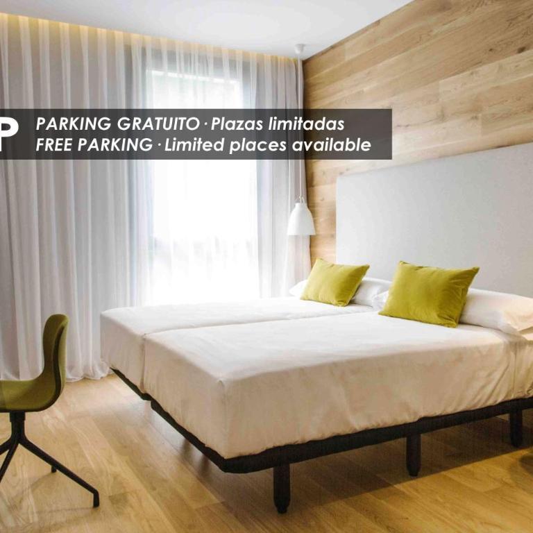 Zenit San Sebastián - Habitación Doble con aparcamiento gratuito - 1 o 2 camas - 4