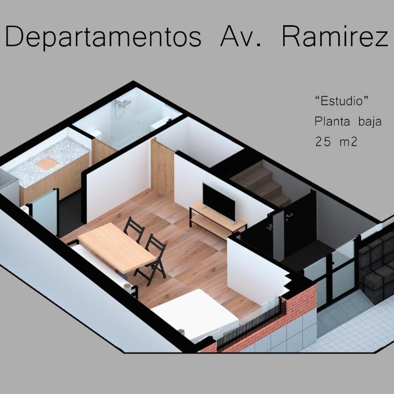 Departamentos Av. Ramírez - Estudio - 1