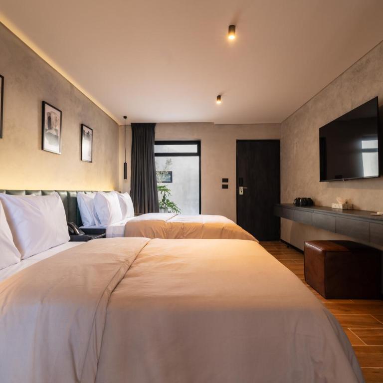 Hotel Alcala Expo - Habitación Doble - 2 camas dobles - 1