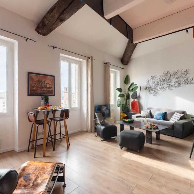 Le Loft du Panier Design Central Vue imprenable - Loft - 59