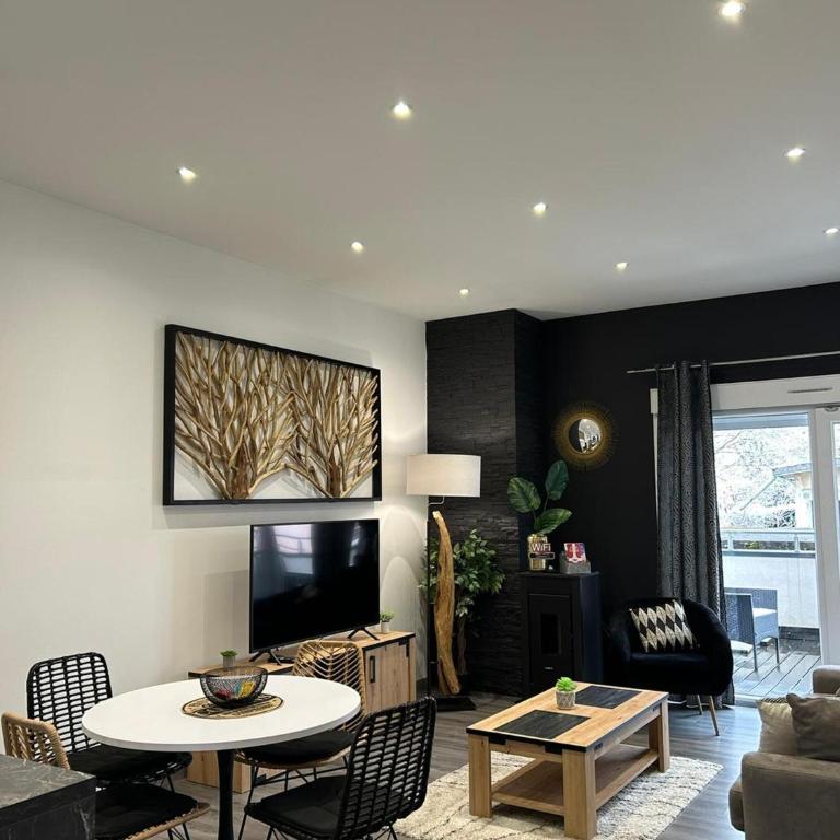 Black&White Home-by So'SerenityHome-Balcon-Parking - Appartement 1 Chambre - 11