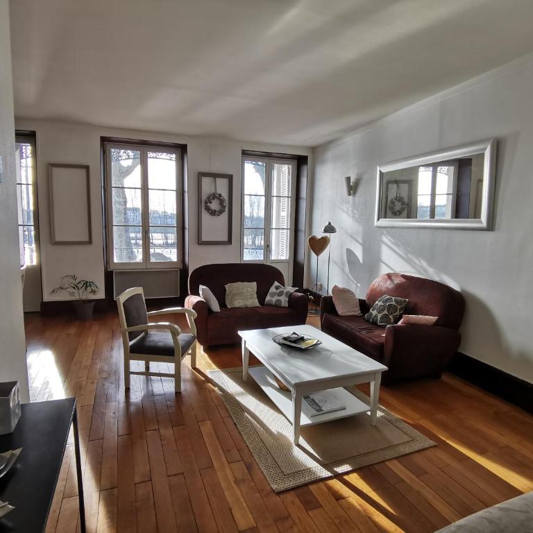 Appart Gîte Les Oiseaux- face Loire Quai du Châtelet - Appartement avec Balcon - 2