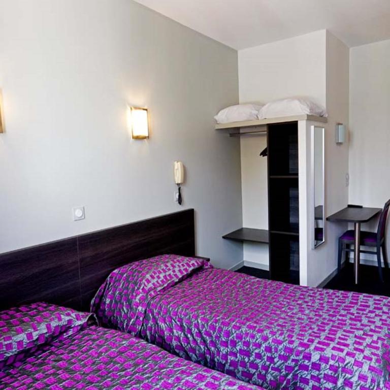 Hôtel Saint Etienne - Chambre Lits Jumeaux - 2