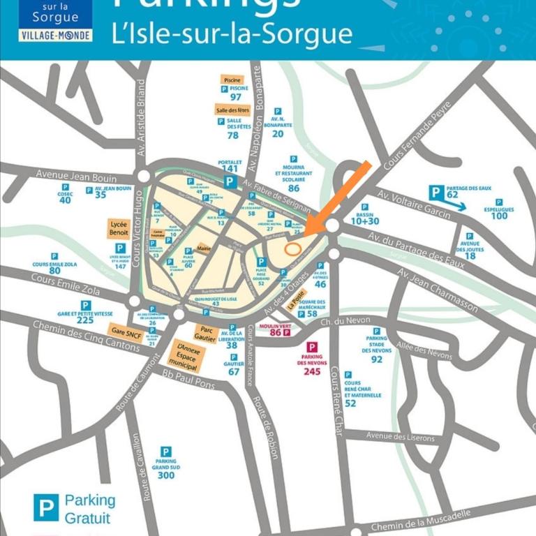Escapades L'Isloises au cœur de L'Isle-sur-la-Sorgue. - Appartamento con 1 Camera da Letto - 6