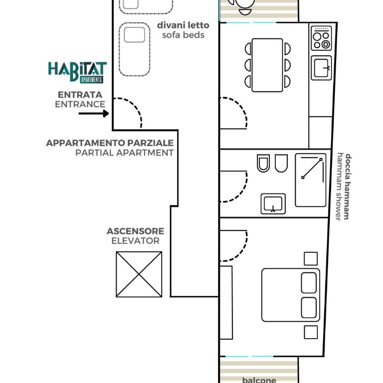 Habitat Apartments - Appartamento con 1 Camera da Letto - 17
