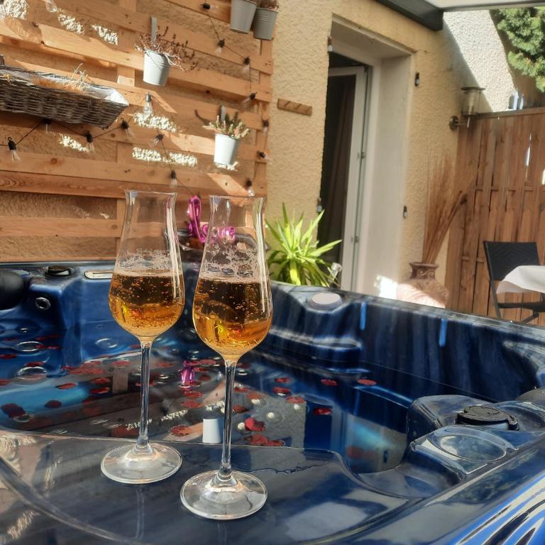 15min de la Cité de Carcassonne dans petit village, chambre au calme, petit-déjeuner et jacuzzi en supplément - Chambre Double avec Salle de Bains Privative - 10