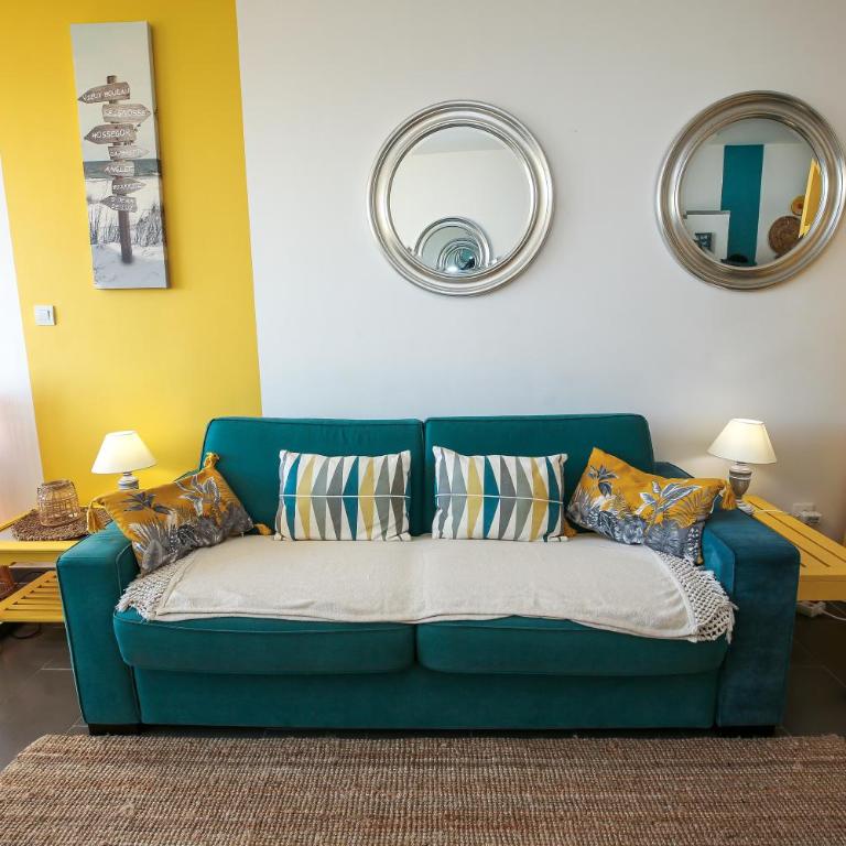 La Dune d'Or - Vue Mer, Studio face à la Plage avec Terrasse - Studio - 11
