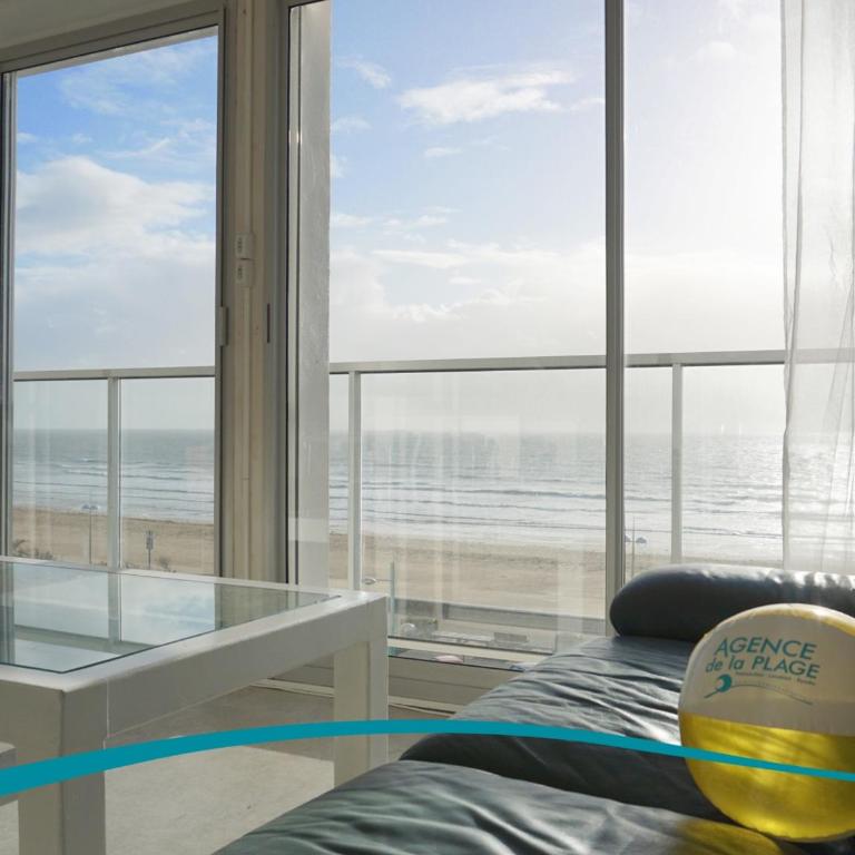 Magnifique vue mer, apt 2 chambres pour 5 pers, proche avenue de la Mer - FR-1-323-311 - Appartement - 8