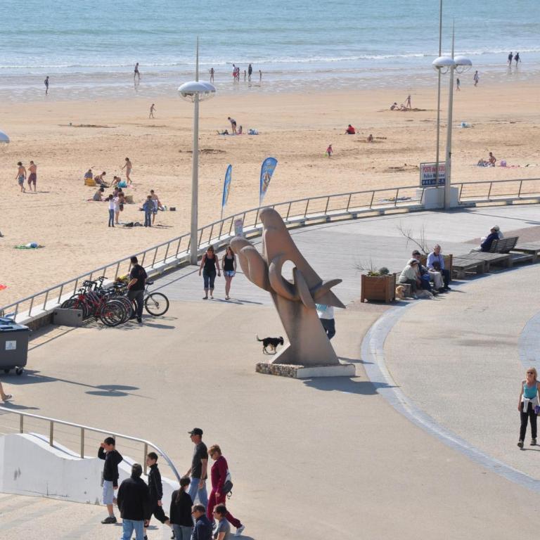 Magnifique vue mer, apt 2 chambres pour 5 pers, proche avenue de la Mer - FR-1-323-311 - Appartement - 12