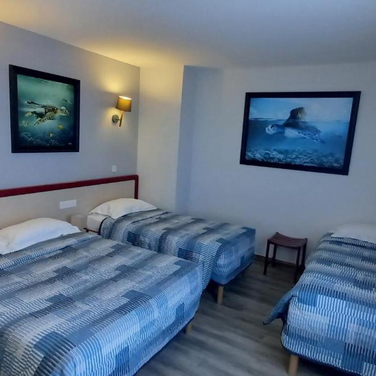 Hôtel SABLES D'O et son restaurant LE 16 BIS - Chambre Quadruple - 4