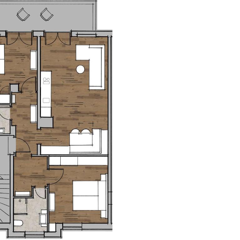 Goldvogel Apartments - Apartment mit 2 Schlafzimmern und Dusche - 19