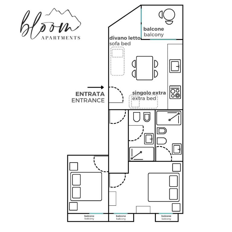 Bloom Apartments - Appartamento con 2 Camere da Letto - 4