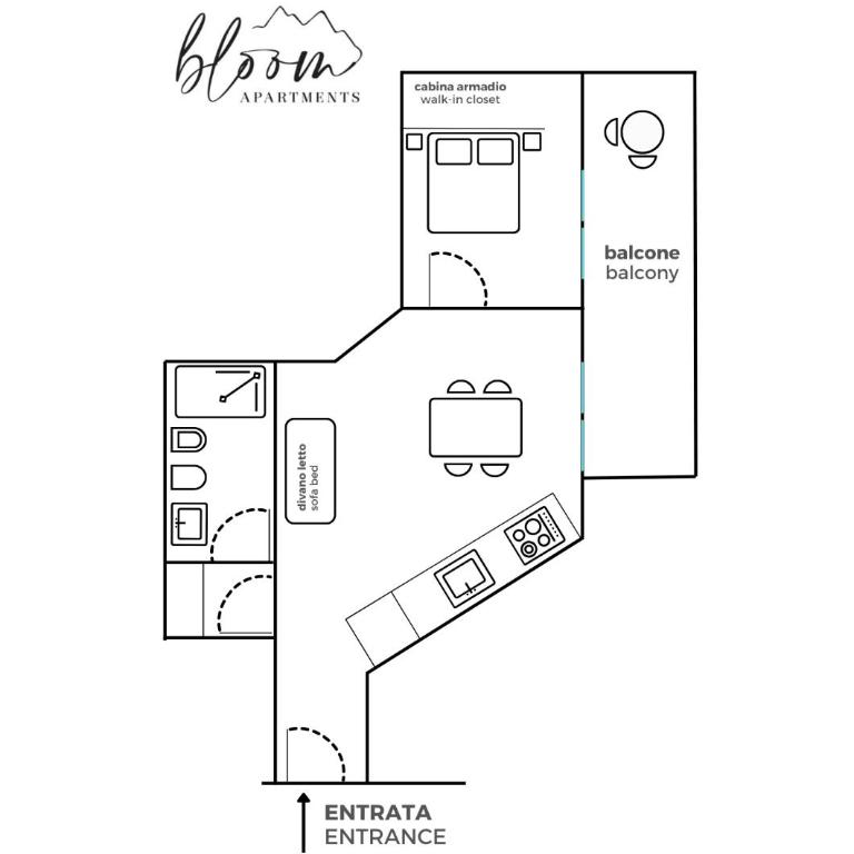 Bloom Apartments - Appartamento con 1 Camera da Letto - 10