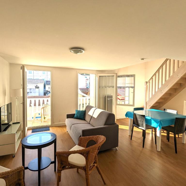 Duplex T3 lumineux avec balcon, parking et WIFI à Arcachon - FR-1-420-140 - Appartement - 3