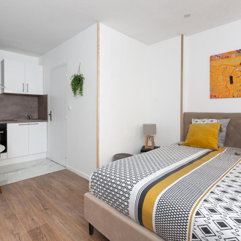 Deluxe studio tout équipé - hyper centre historique - One-Bedroom Apartment - 1