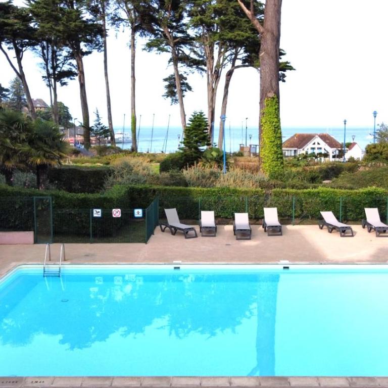 Appartement avec PISCINE, plage de Trestraou à PERROS-GUIREC - Réf 505 - Appartamento con 1 Camera da Letto - 1