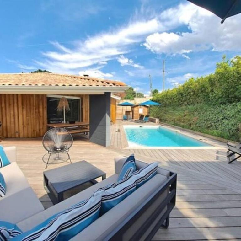 Villa proche Golf d'Arcachon avec piscine chauffée - Villa - 1