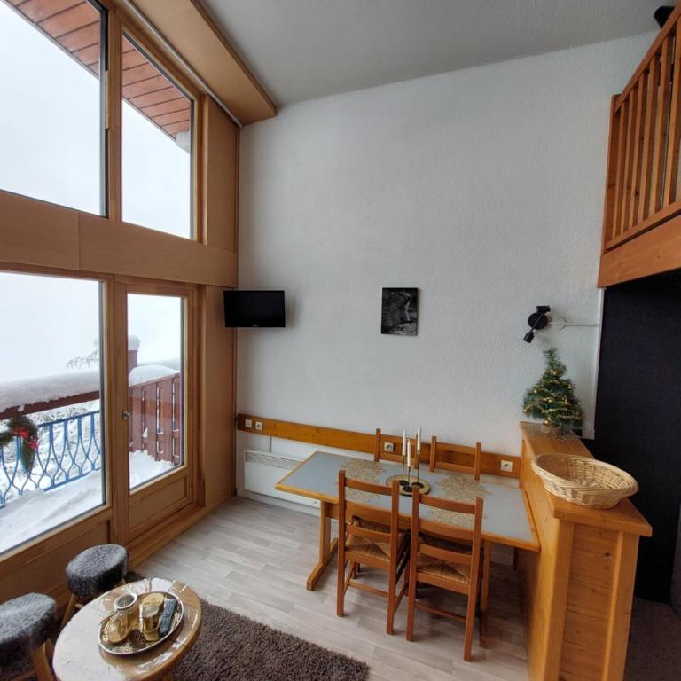 RESIDENCE LE RUITOR Duplex dernier étage vue panoramique classé 4 Cristaux Paradiski Piscine privée chauffée en ETE - Appartement en Duplex - 44