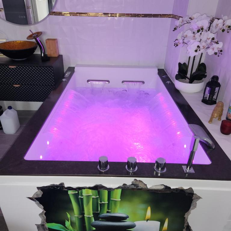 Love Room romantique avec Jacuzzi 2 places - Studio Lit Queen-Size de Luxe - 2