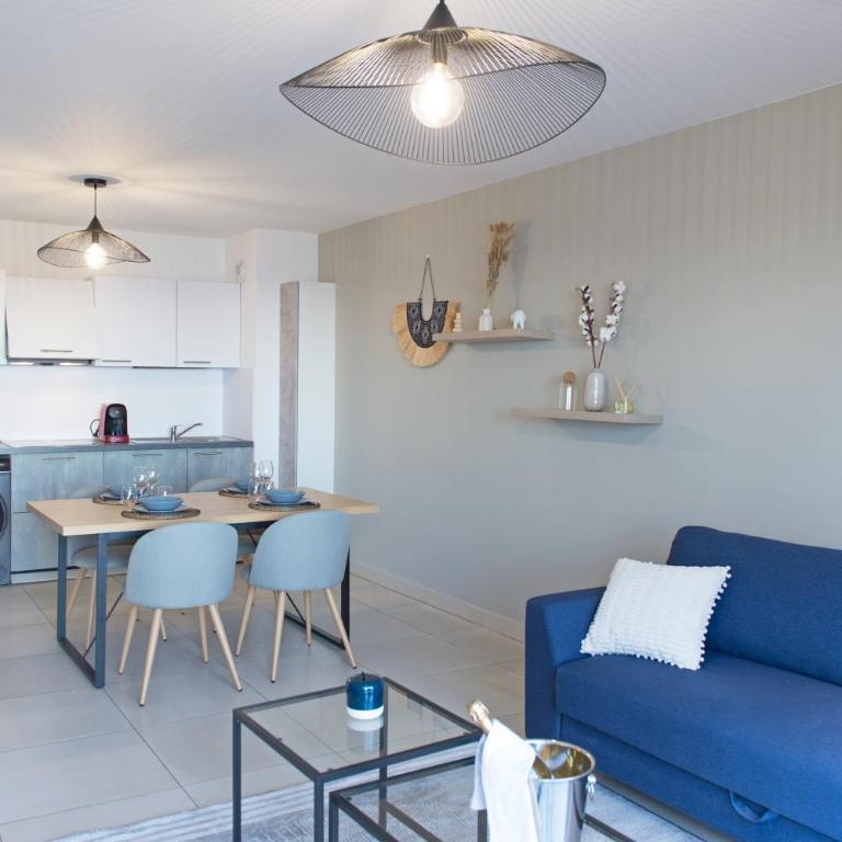 Luxueux appartement - Vue mer - Parking privé - BP - One-Bedroom Apartment - 11