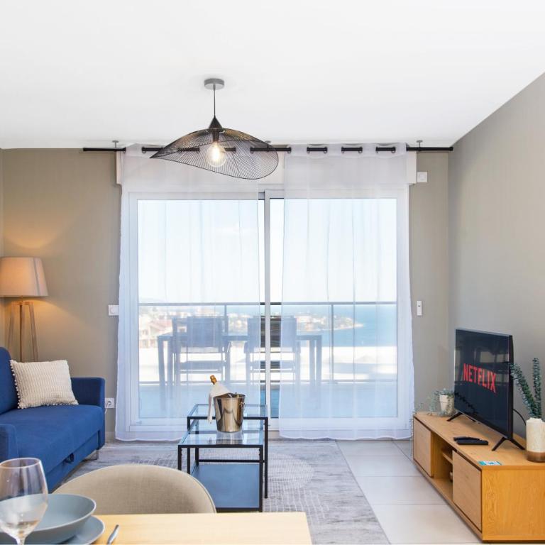 Luxueux appartement - Vue mer - Parking privé - BP - One-Bedroom Apartment - 2