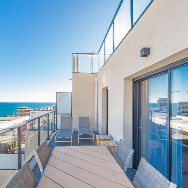 Luxueux appartement - Vue mer - Parking privé - BP - One-Bedroom Apartment - 4